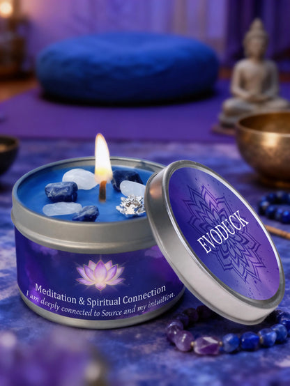 Divine Guidance Crystal Candle