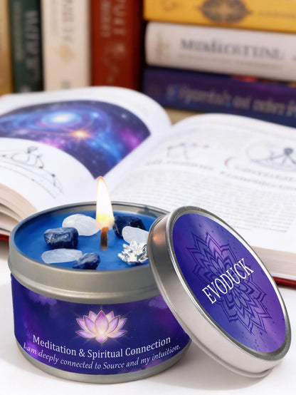 Divine Guidance Crystal Candle