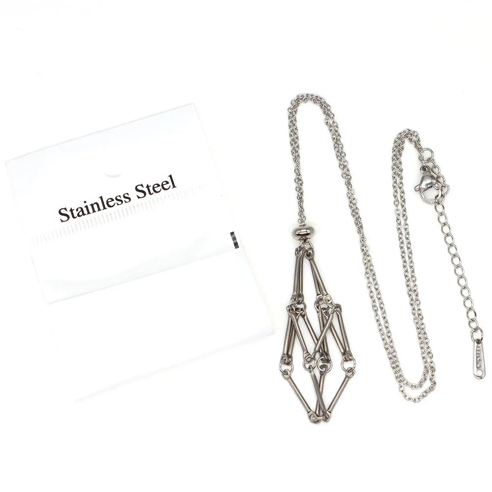 Crystal Cage Necklace