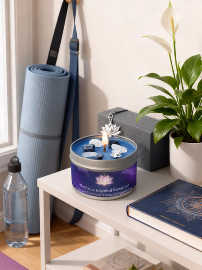 Divine Guidance Crystal Candle