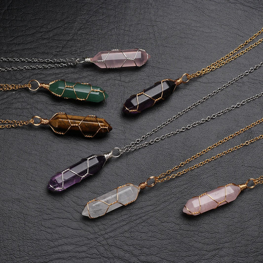 Ethereal Point Crystal Necklace