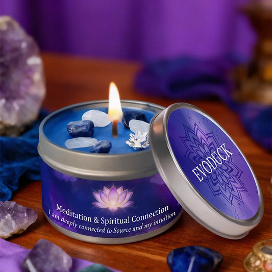 Divine Guidance Crystal Candle