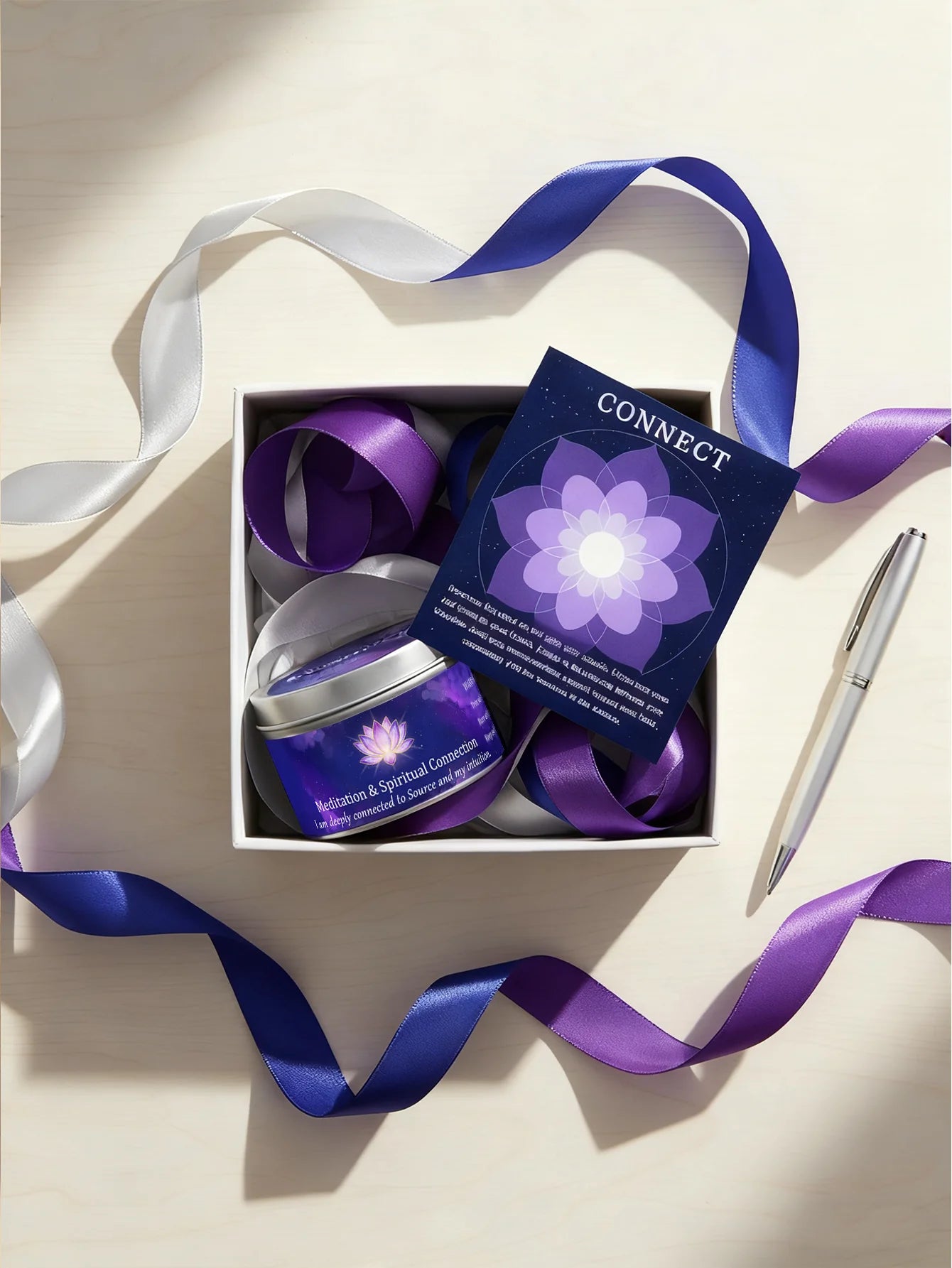 Divine Guidance Crystal Candle