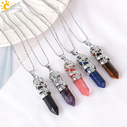 Dragon’s Heart Crystal Pendant necklace