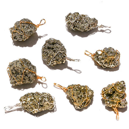 Pyrite Crystal Pendant