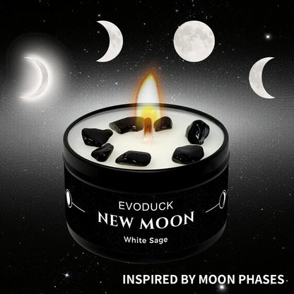 New Moon White Sage Candle