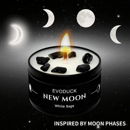 New Moon White Sage Candle