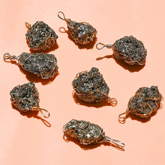Pyrite Crystal Pendant