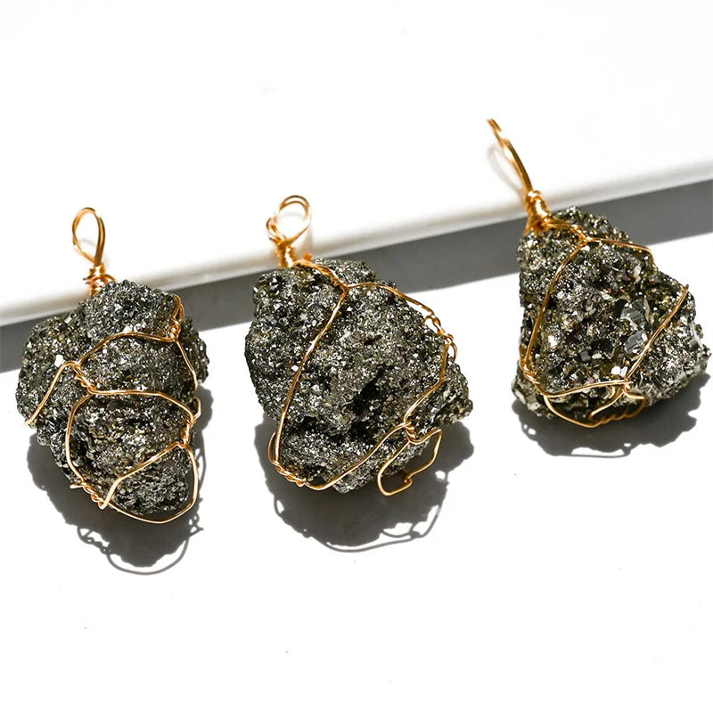 Pyrite Crystal Pendant