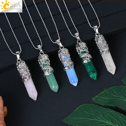 Dragon’s Heart Crystal Pendant necklace