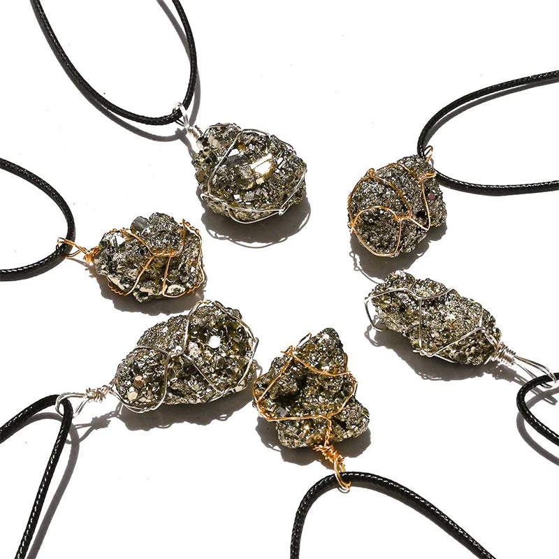 Pyrite Crystal Pendant