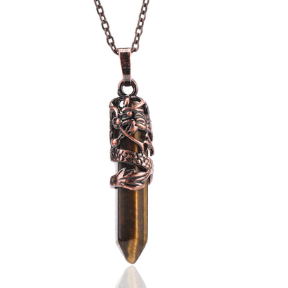 Dragon’s Heart Crystal Pendant necklace