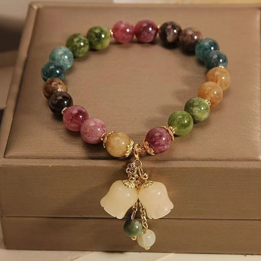 Divine Orchid Healing Tourmaline Bracelet