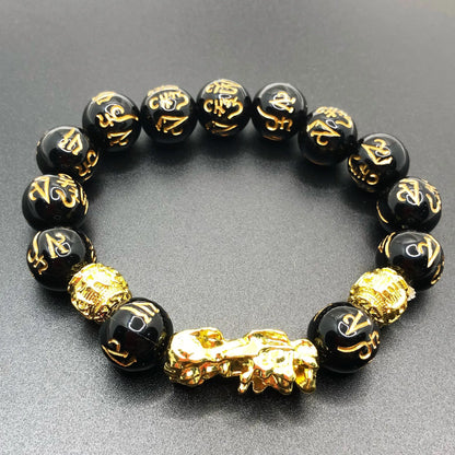 Obsidian Feng Shui Bracelet