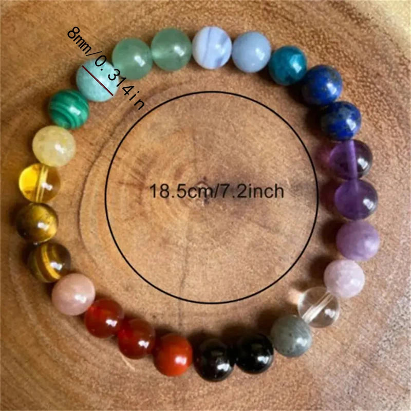 7 Chakra Beaded Bracelet