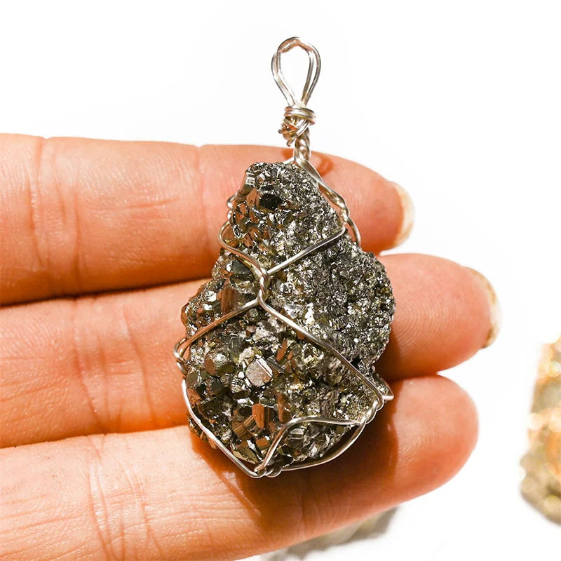 Pyrite Crystal Pendant