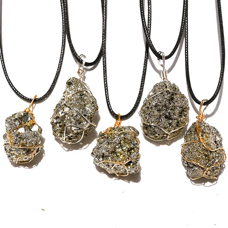 Pyrite Crystal Pendant