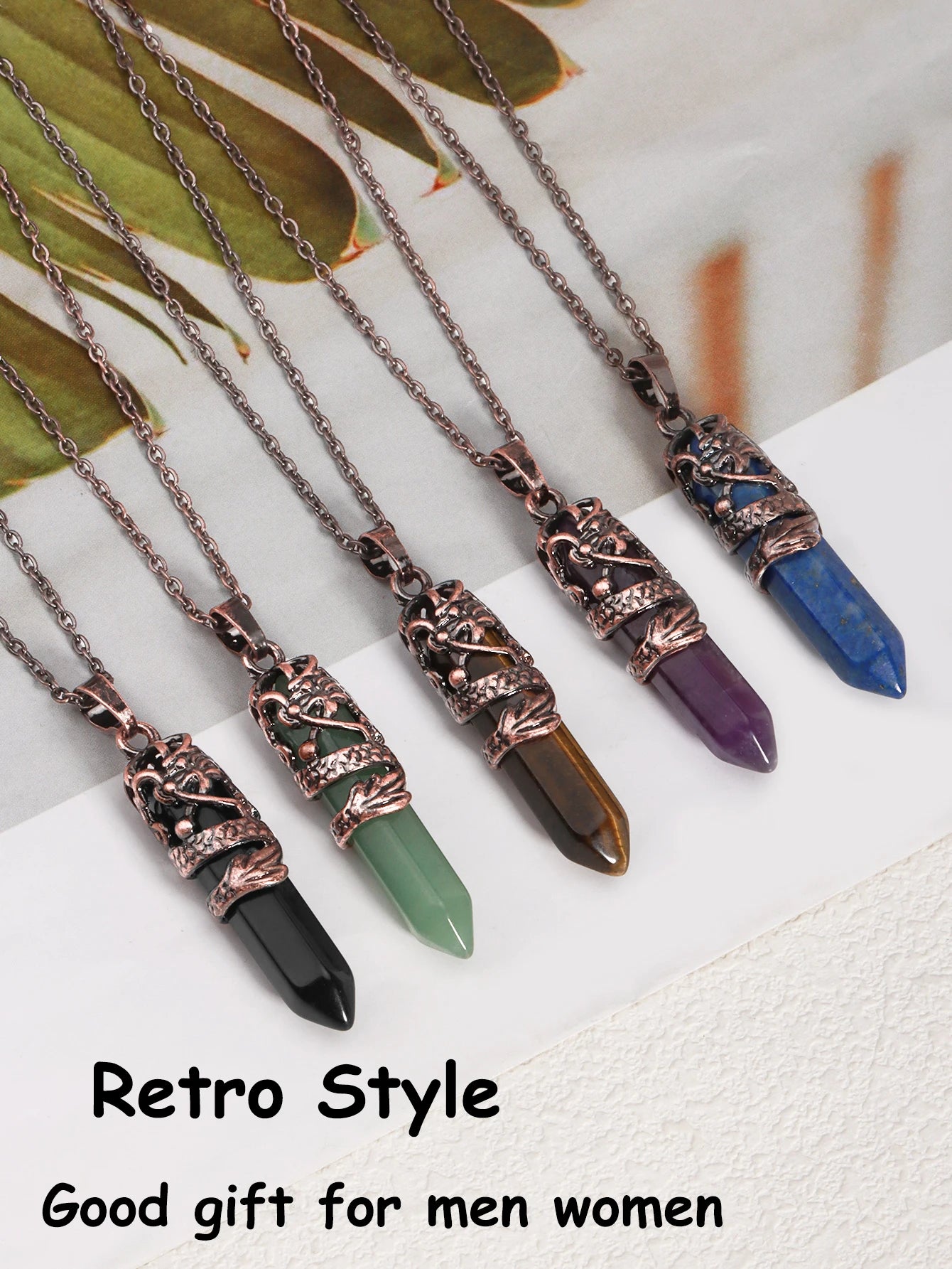 Dragon’s Heart Crystal Pendant necklace