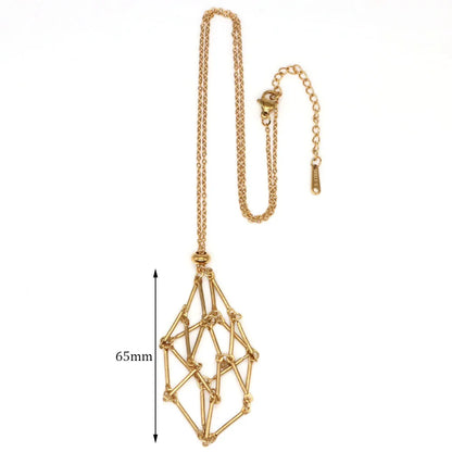 Crystal Cage Necklace