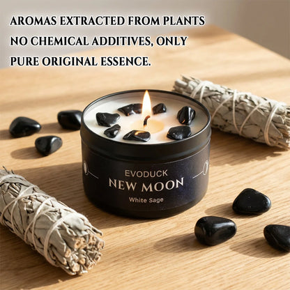New Moon White Sage Candle
