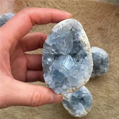 Natural Blue Celestite Crystal